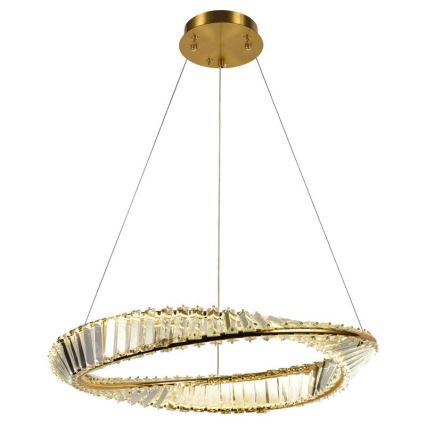 LED Himmennettävä kristalli kattokruunu johdossa LED/40W/230V 3000-6500K + kauko-ohjaus