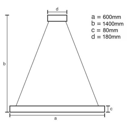 LED Himmennettävä kristalli kattokruunu johdossa LED/40W/230V 3000-6500K + kauko-ohjaus