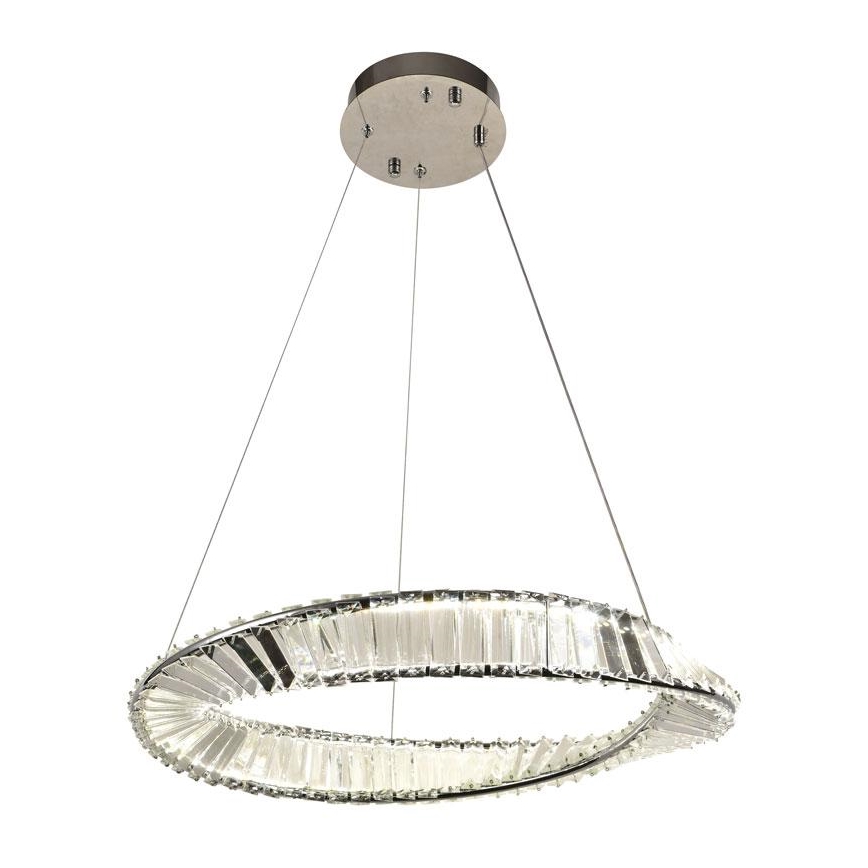 LED Himmennettävä kristalli kattokruunu johdossa LED/40W/230V 3000-6500K + kauko-ohjaus