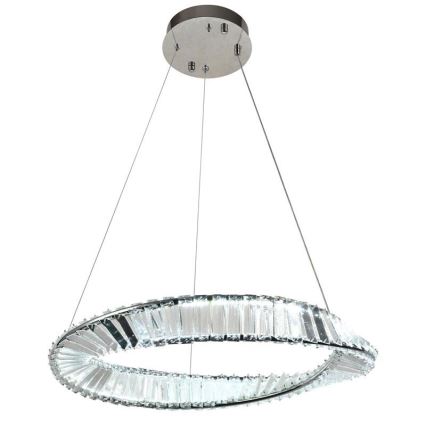 LED Himmennettävä kristalli kattokruunu johdossa LED/40W/230V 3000-6500K + kauko-ohjaus