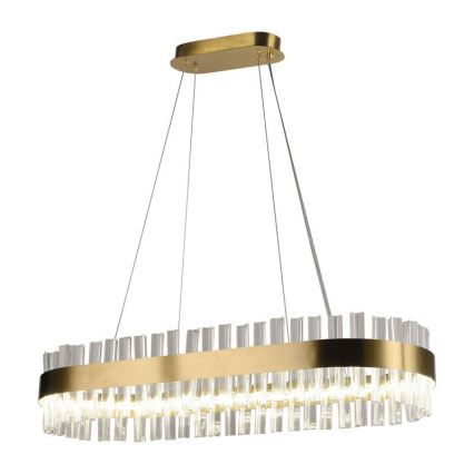 LED Himmennettävä kristalli kattokruunu johdossa LED/45W/230V 3000-6500K + kauko-ohjaus