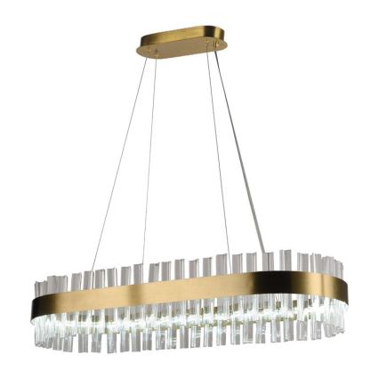 LED Himmennettävä kristalli kattokruunu johdossa LED/45W/230V 3000-6500K + kauko-ohjaus