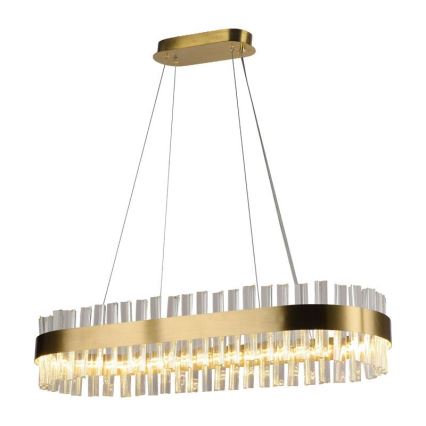 LED Himmennettävä kristalli kattokruunu johdossa LED/45W/230V 3000-6500K + kauko-ohjaus