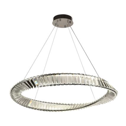 LED Himmennettävä kristalli kattokruunu johdossa LED/50W/230V 3000-6500K + kauko-ohjaus