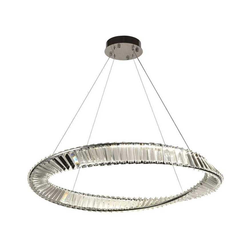 LED Himmennettävä kristalli kattokruunu johdossa LED/50W/230V 3000-6500K + kauko-ohjaus