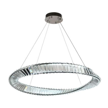 LED Himmennettävä kristalli kattokruunu johdossa LED/50W/230V 3000-6500K + kauko-ohjaus