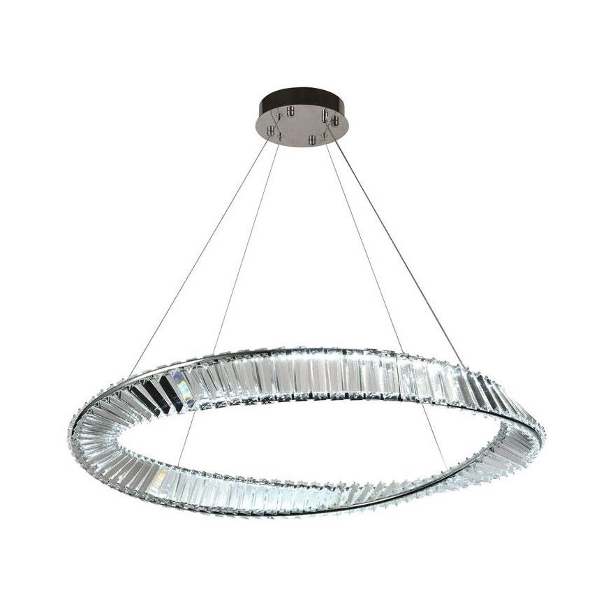 LED Himmennettävä kristalli kattokruunu johdossa LED/50W/230V 3000-6500K + kauko-ohjaus