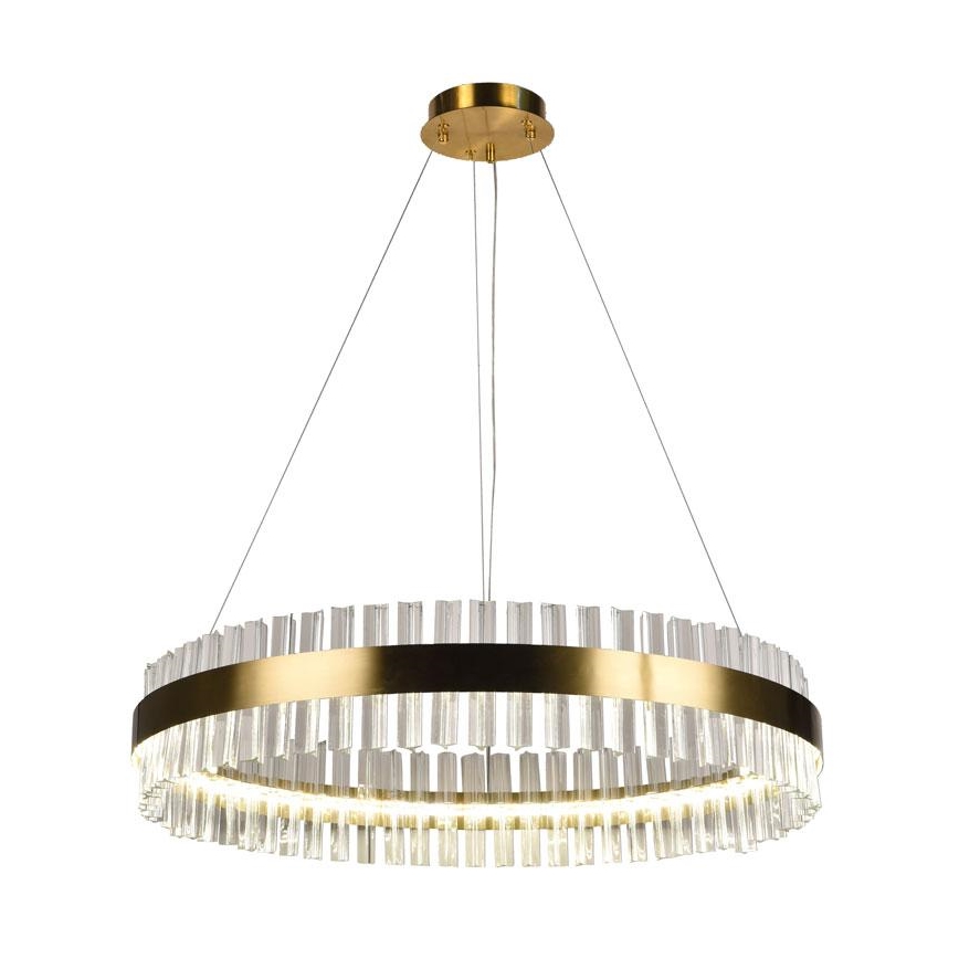 LED Himmennettävä kristalli kattokruunu johdossa LED/55W/230V 3000-6500K + kauko-ohjaus