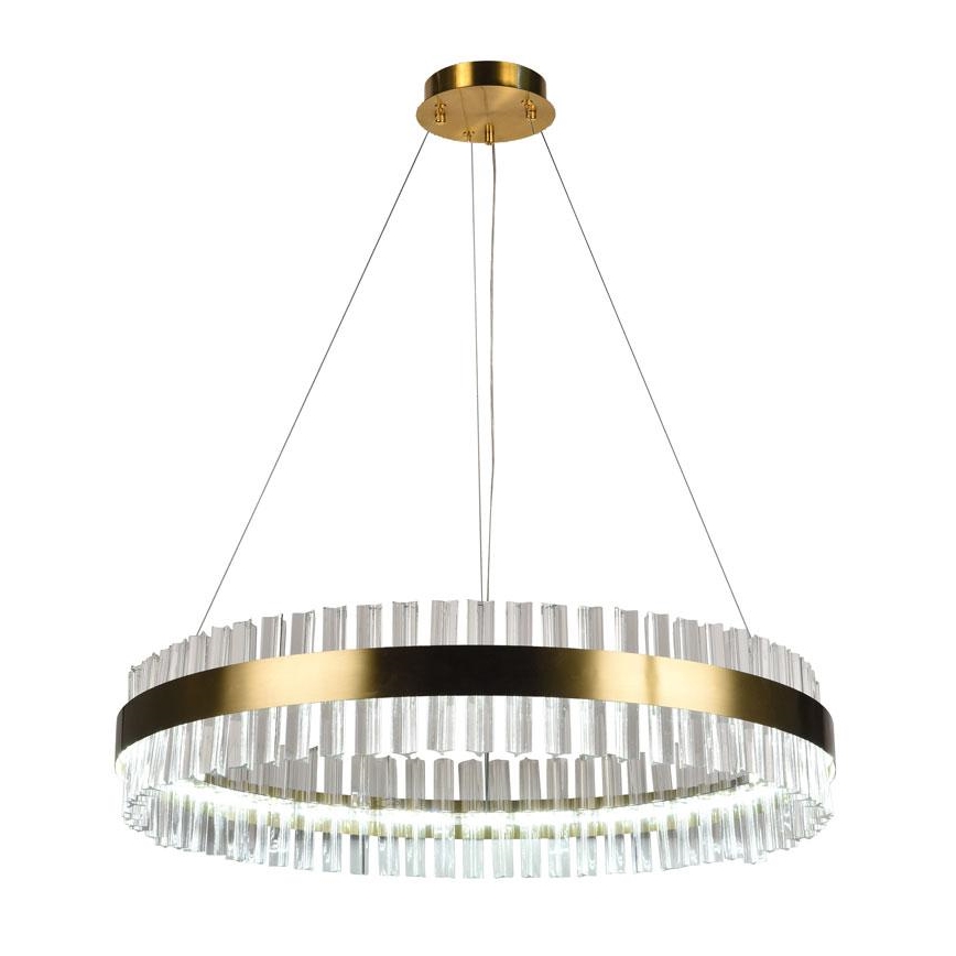 LED Himmennettävä kristalli kattokruunu johdossa LED/55W/230V 3000-6500K + kauko-ohjaus