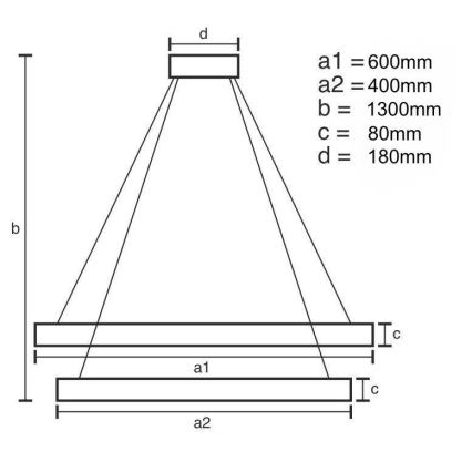 LED Himmennettävä kristalli kattokruunu johdossa LED/70W/230V 3000-6500K + kauko-ohjaus