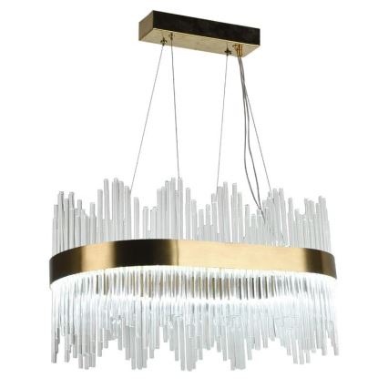 LED Himmennettävä kristalli kattokruunu johdossa LED/70W/230V 3000-6500K + kauko-ohjaus
