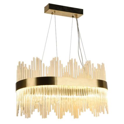 LED Himmennettävä kristalli kattokruunu johdossa LED/70W/230V 3000-6500K + kauko-ohjaus