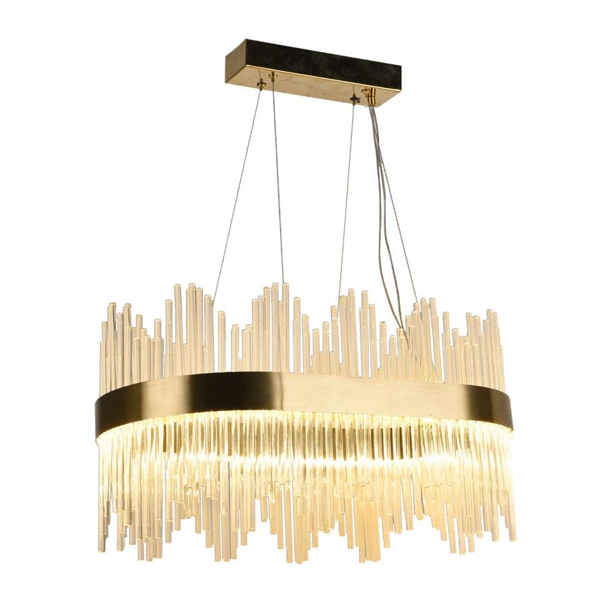 LED Himmennettävä kristalli kattokruunu johdossa LED/70W/230V 3000-6500K + kauko-ohjaus