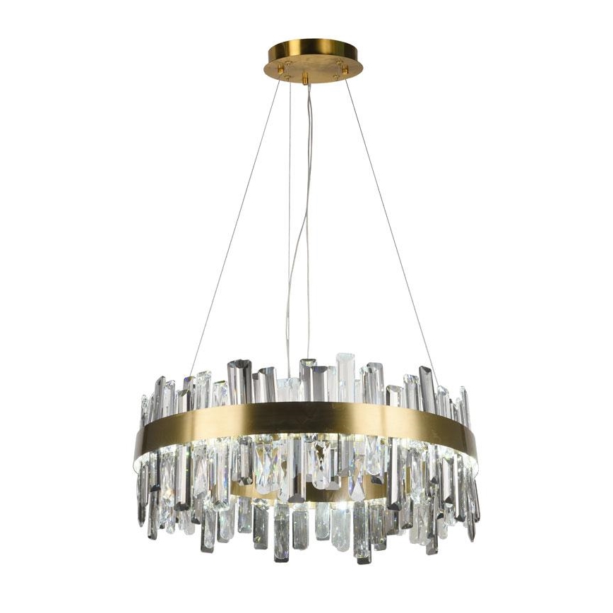 LED Himmennettävä kristalli kattokruunu johdossa LED/80W/230V 3000-6500K + kauko-ohjaus