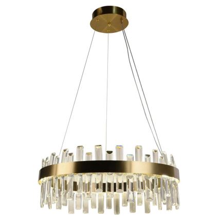 LED Himmennettävä kristalli kattokruunu johdossa LED/80W/230V 3000-6500K + kauko-ohjaus