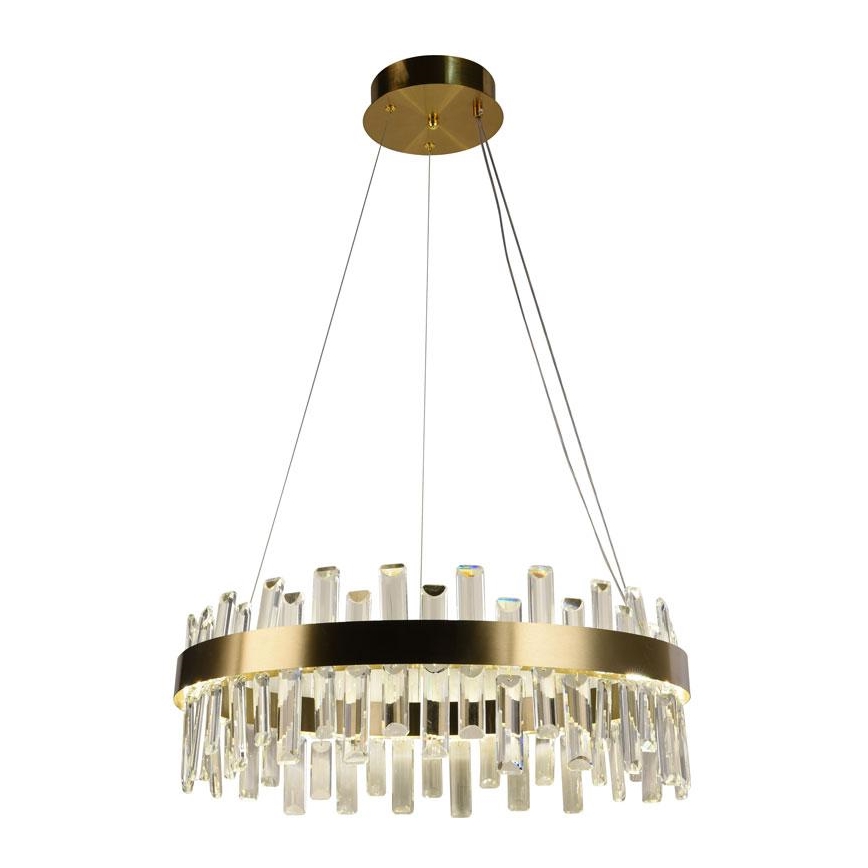 LED Himmennettävä kristalli kattokruunu johdossa LED/80W/230V 3000-6500K + kauko-ohjaus