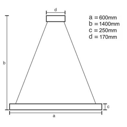 LED Himmennettävä kristalli kattokruunu johdossa LED/80W/230V 3000-6500K + kauko-ohjaus