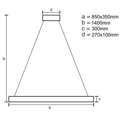 LED Himmennettävä kristalli kattokruunu johdossa LED/90W/230V 3000-6500K + kauko-ohjaus