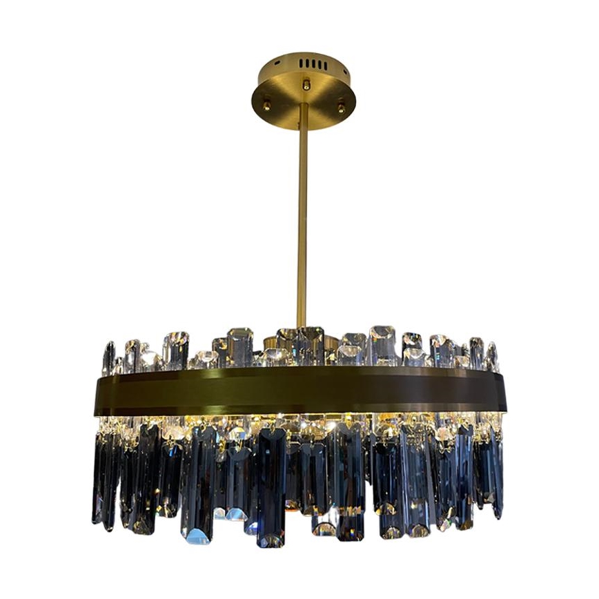 LED Himmennettävä kristalli kattokruunu on a pole LED/80W/230V 3000-6500K + kauko-ohjaus