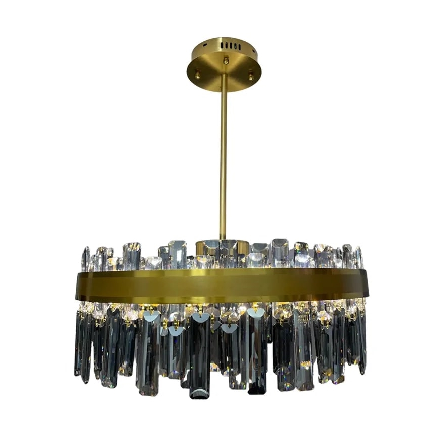 LED Himmennettävä kristalli kattokruunu on a pole LED/80W/230V 3000-6500K + kauko-ohjaus
