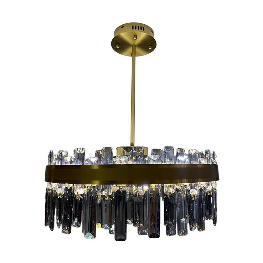 LED Himmennettävä kristalli kattokruunu on a pole LED/80W/230V 3000-6500K + kauko-ohjaus