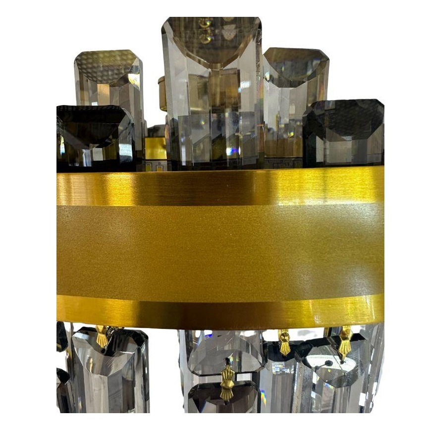 LED Himmennettävä kristalli kattokruunu on a pole LED/80W/230V 3000-6500K + kauko-ohjaus