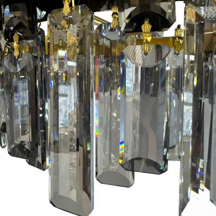 LED Himmennettävä kristalli kattokruunu on a pole LED/80W/230V 3000-6500K + kauko-ohjaus