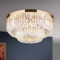LED himmennettävä kristallikattoleuchte PRISM LED/80W/230V halkaisija 55 cm 24K kulta