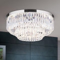 LED himmennettävä kristallikattoleuchte PRISM LED/80W/230V halkaisija 55 cm kiiltävä kromi