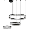 LED himmennettävä kristallikruunu vaijerilla THALIA LED/120W/230V 3000-6000K + kaukosäädin
