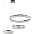 LED-himmennettävä kristallikruunu vaijerilla THALIA LED/120W/230V 3000-6000K + kaukosäädin