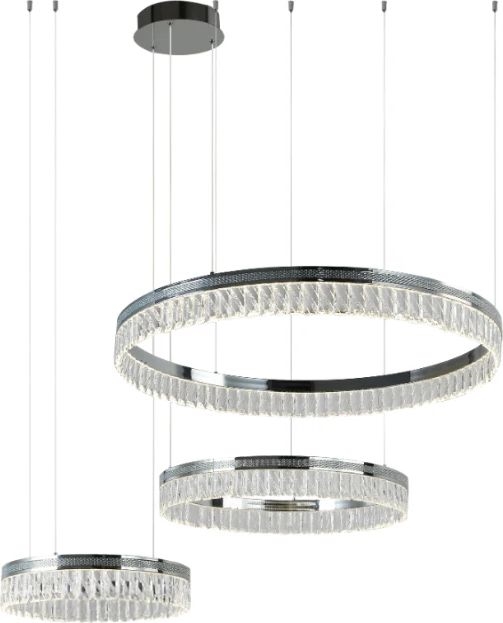 LED-himmennettävä kristallikruunu vaijerilla THALIA LED/120W/230V 3000-6000K + kaukosäädin