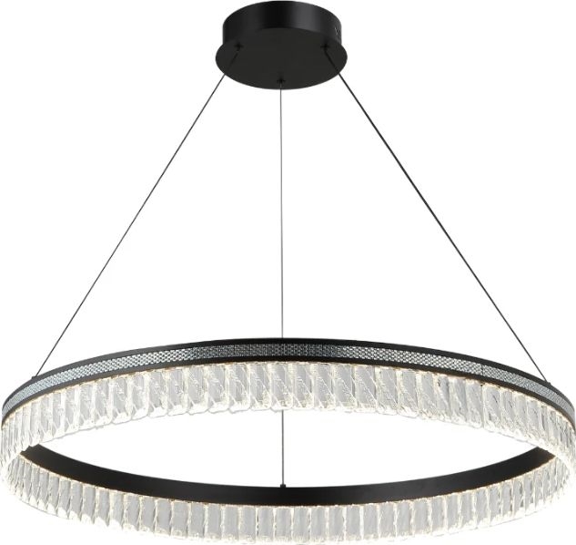 LED-himmennettävä kristallikruunu vaijerilla THALIA LED/55W/230V 3000-6000K halkaisija 80 cm + kaukosäädin