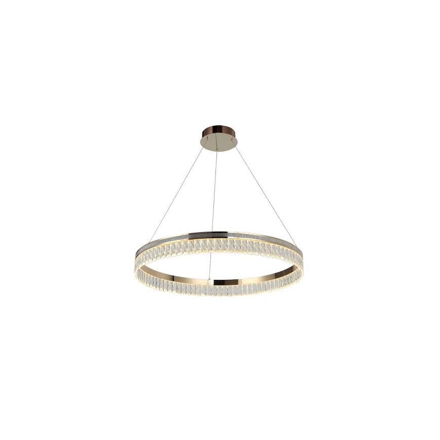 LED-himmennettävä kristallikruunu vaijerilla THALIA LED/55W/230V 3000-6000K Ø 80 cm + kaukosäädin