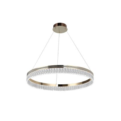 LED-himmennettävä kristallikruunu vaijerilla THALIA LED/55W/230V 3000-6000K Ø 80 cm + kaukosäädin