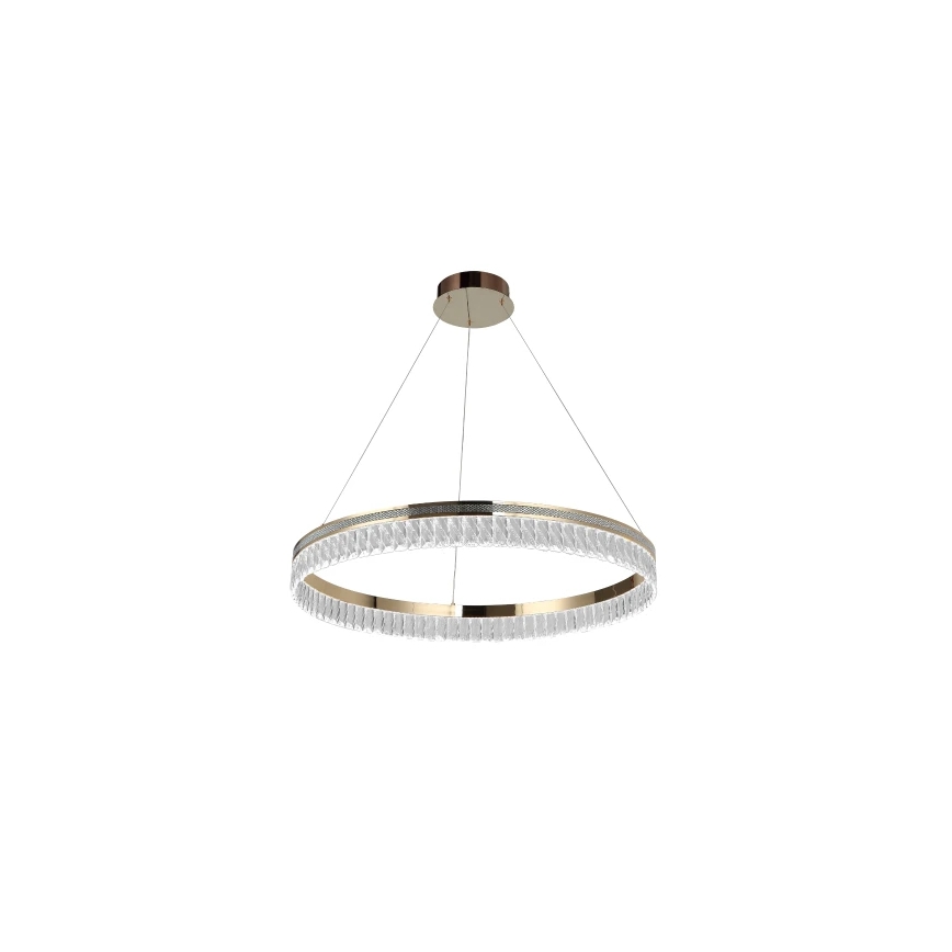 LED-himmennettävä kristallikruunu vaijerilla THALIA LED/55W/230V 3000-6000K Ø 80 cm + kaukosäädin