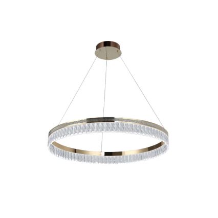 LED-himmennettävä kristallikruunu vaijerilla THALIA LED/55W/230V 3000-6000K Ø 80 cm + kaukosäädin