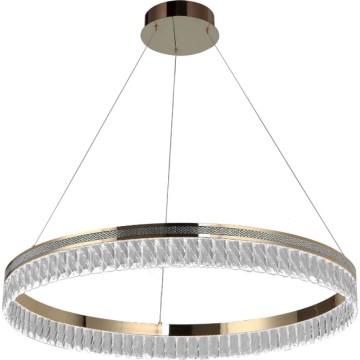 LED-himmennettävä kristallikruunu vaijerilla THALIA LED/55W/230V 3000-6000K Ø 80 cm + kaukosäädin