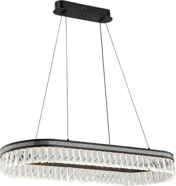 LED-himmennettävä kristallivalaisin vaijerilla THALIA LED/50W/230V 3000-6000K + kaukosäädin
