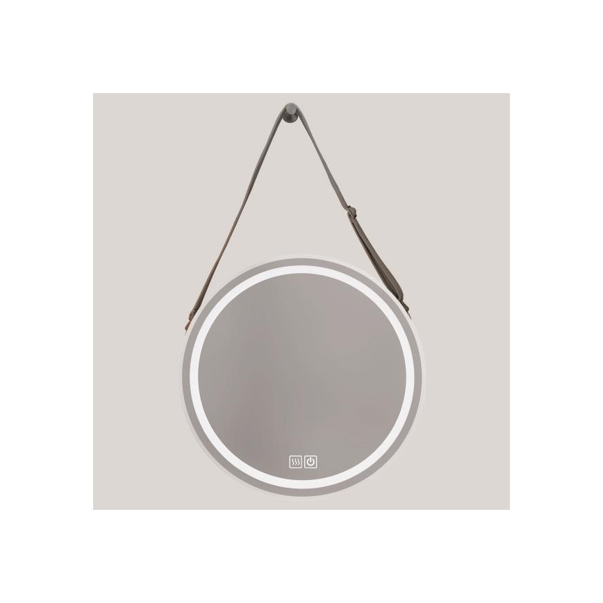LED Himmennettävä kylpyhuone lämmitetty taustavalaistu peili LED/20W/230V 4000K IP44