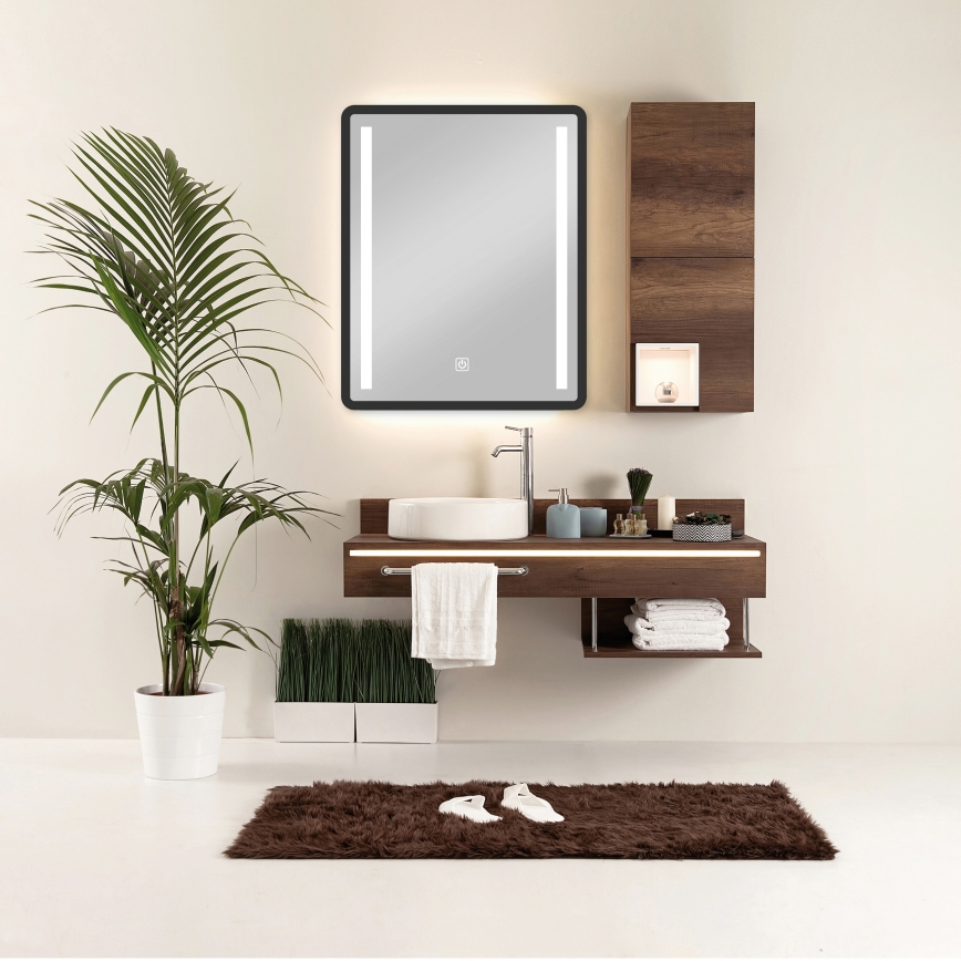 LED Himmennettävä kylpyhuone lämmitetty taustavalaistu peili LED/20W/230V 4000K IP44