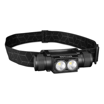 LED Himmennettävä ladattava alumiini otsalamppu LED/2600 mAh IP65