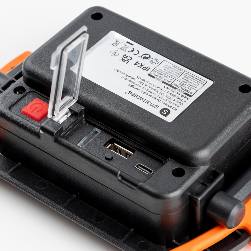 LED Himmennettävä ladattava heijastin LED/10W/5V USB 6500K IP44