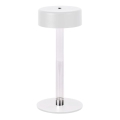 LED himmennettävä ladattava kosketuspöytälamppu LED/3W/5V 3000-6000K 2400 mAh valkoinen