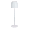 LED himmennettävä ladattava kosketuspöytälamppu LED/3W/5V 3000K 1800 mAh valkoinen