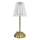 LED Himmennettävä ladattava kosketuspöytävalaisin ELBA LED/1,6W/800 mAh 3000/4000/6000K kulta/läpinäkyvä