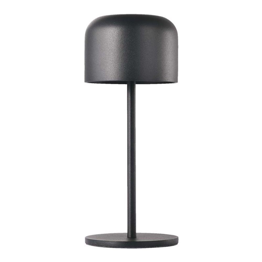 LED Himmennettävä ladattava kosketuspöytävalaisin LED/1,5W/5V 2700-5700K IP54 2200 mAh musta