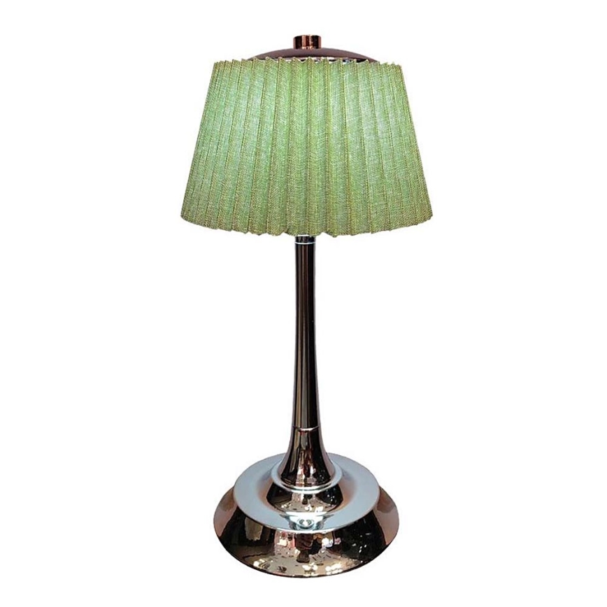 LED Himmennettävä ladattava kosketuspöytävalaisin LED/1,5W/5V 3000/4000/6000K 1800 mAh vihreä
