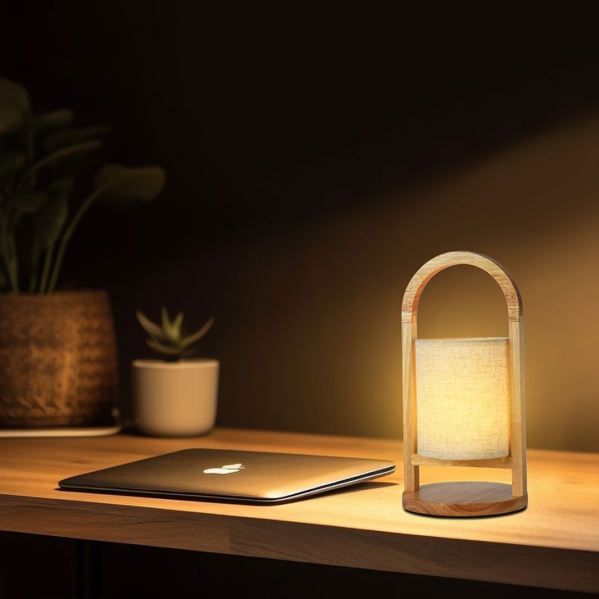 LED Himmennettävä ladattava kosketuspöytävalaisin LED/1,5W/5V 3000K 1800mAh beige