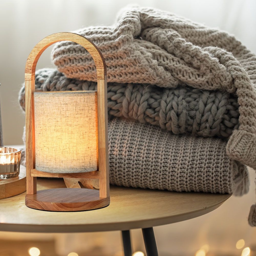 LED Himmennettävä ladattava kosketuspöytävalaisin LED/1,5W/5V 3000K 1800mAh beige
